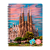 Cuaderno Universitario Tapa Dura Lugares 100Hjs 7Mm 1 Uni