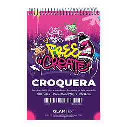Croquera Basic 21 X 32 Cm 100Hjs 70 Gr Oficio 1 Uni