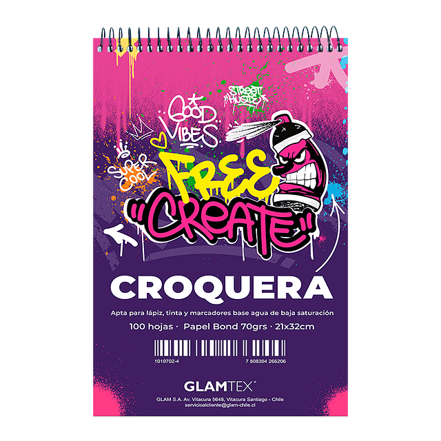 Croquera Basic 21 X 32 Cm 100Hjs 70 Gr Oficio 1 Uni