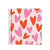 Cuaderno Cuarta Tapa Extra Dura Corazones Foil 150Hjs 7Mm 1 Uni