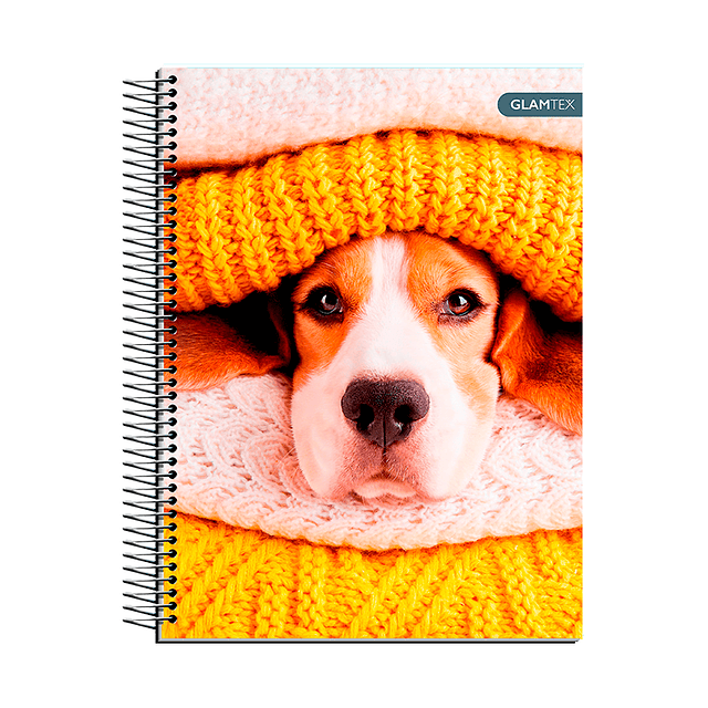 Cuaderno Carta Tapa Extra Dura Mascotas 120Hjs 7Mm 1 Uni