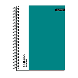 Cuaderno Carta Tapa Extra Dura Colors 120Hjs 7Mm 1 Uni