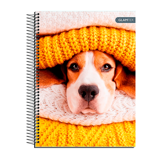Cuaderno Carta Tapa Extra Dura Mascotas 120Hjs 7Mm 1 Uni