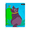 Cuaderno Universitario Mascotas Fluo Tapa Dura 100Hjs 7Mm 1 Uni