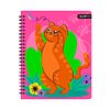Cuaderno Universitario Mascotas Fluo Tapa Dura 100Hjs 7Mm 1 Uni