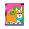 Cuaderno Universitario Mascotas Fluo Tapa Dura 100Hjs 7Mm 1 Uni