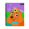 Cuaderno Universitario Mascotas Fluo Tapa Dura 100Hjs 7Mm 1 Uni
