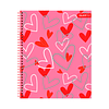 Cuaderno Universitario Top Tapa Extra Dura Corazones con Foil 100Hjs 7Mm 1 Uni