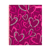 Cuaderno Universitario Top Tapa Extra Dura Corazones con Foil 100Hjs 7Mm 1 Uni