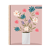Cuaderno Universitario Top Tapa Extra Dura Flores 100Hjs 7Mm 1 Uni