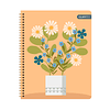 Cuaderno Universitario Tapa Dura Flores 100Hjs 7Mm 1 Uni