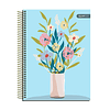 Cuaderno Carta Tapa Extra Dura Flores 120Hjs 7mm 1 Uni