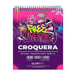 Croquera Basic 22 X 27 Cm 100Hjs 70Gr Carta 1 Uni