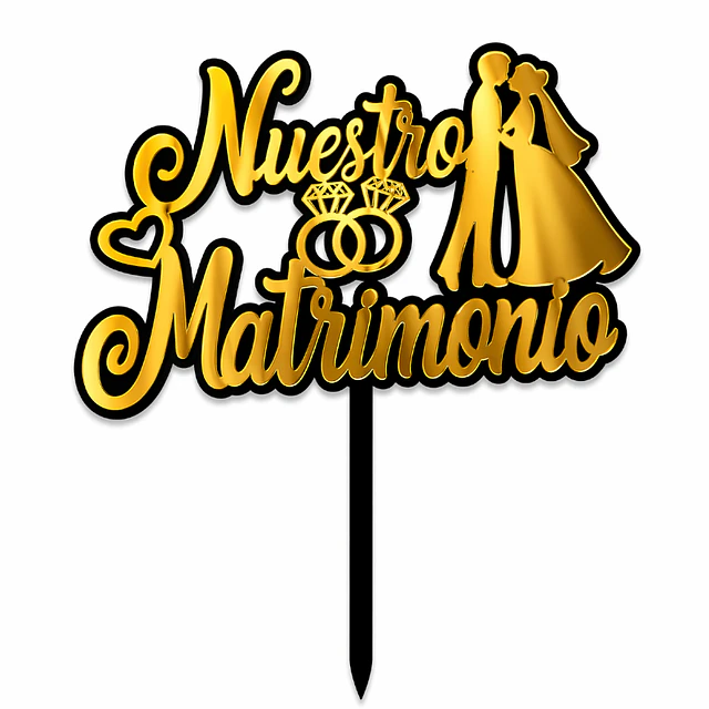 Topper Mi Graduación Dorado 1 Uni