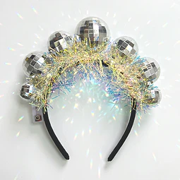 Cintillo Bolas Espejo 1 Uni