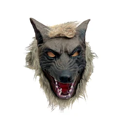 Mascara Latex  Hombre Lobo 1 Uni