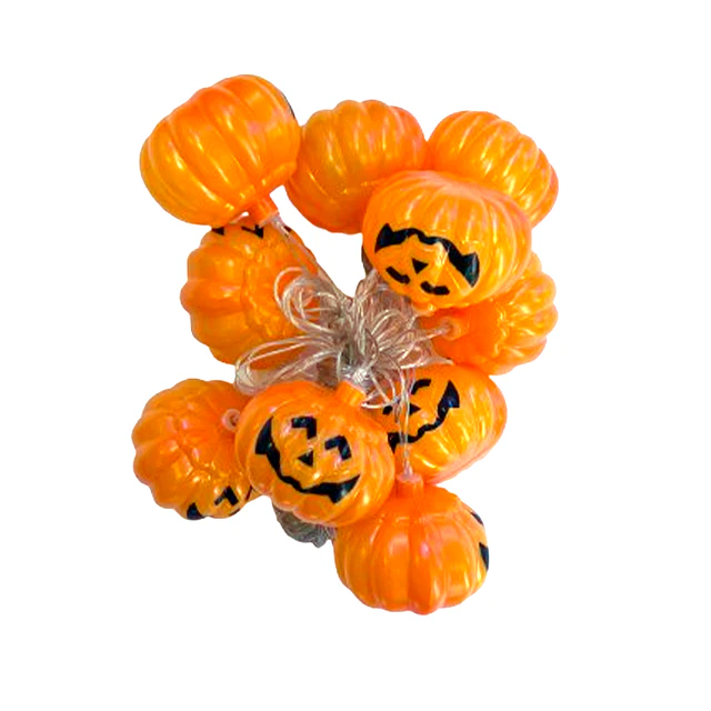  Guirnalda 10 Calabazas Con Luz 1 Uni