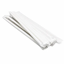 Bombilla de papel con funda de papel 100 unidades
