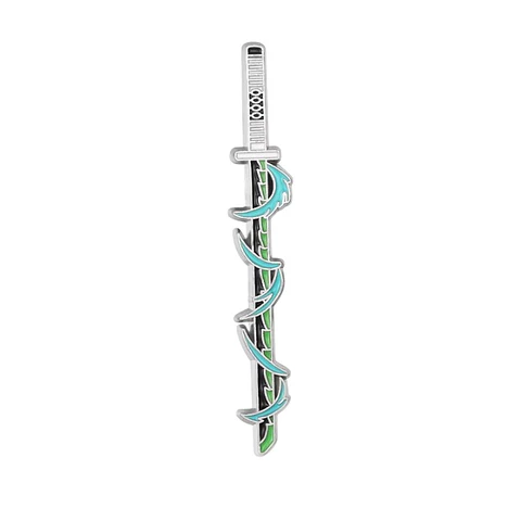 Pin Esmaltado katana de Sanemi Shinazugawa Demon Slayer Kimetsu no Yaiba
