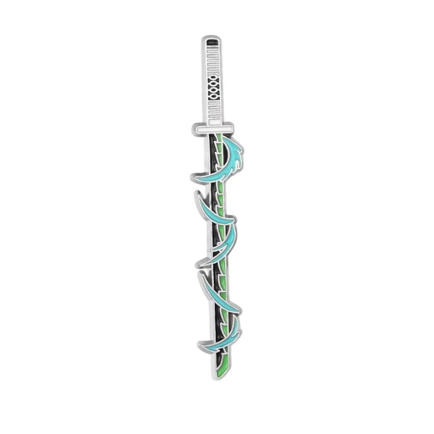 Pin Esmaltado katana de Sanemi Shinazugawa Demon Slayer Kimetsu no Yaiba 1
