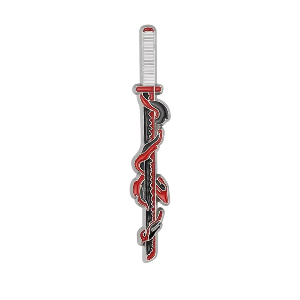 Pin Esmaltado katana de Kyojuro Rengoku M2 Demon Slayer Kimetsu no Yaiba 1
