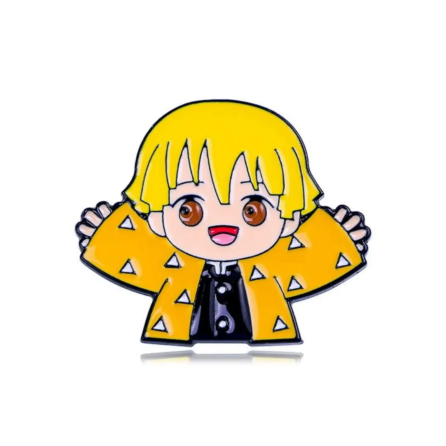 Pin Esmaltado Zenitsu Agatsuma Demon Slayer Kimetsu no Yaiba 1