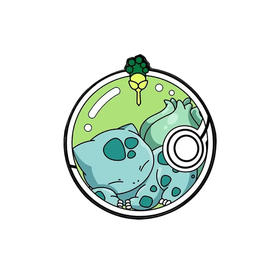 Pin Metálico Bulbasaur Modelo 2  1