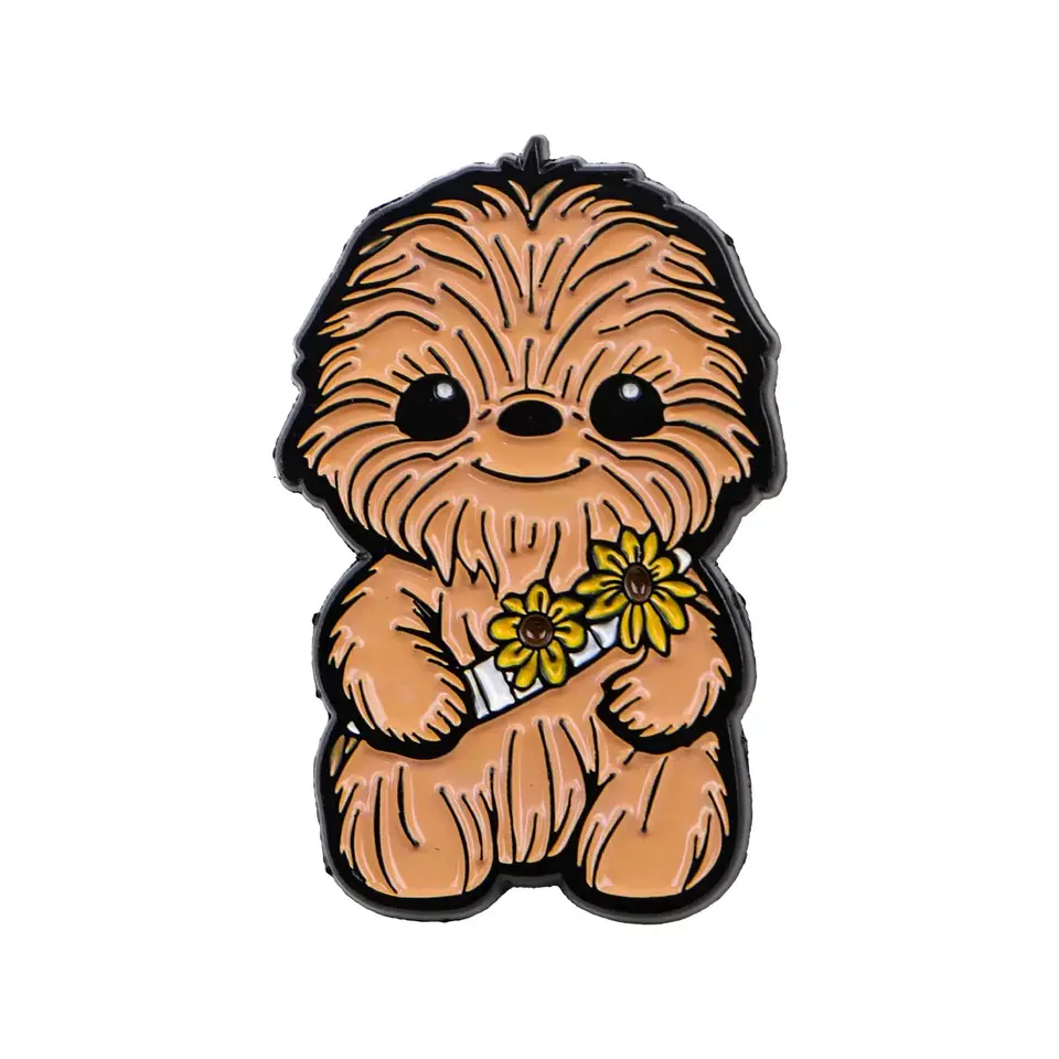 Pin metálico Chewbacca Girasoles Película Star Wars  1