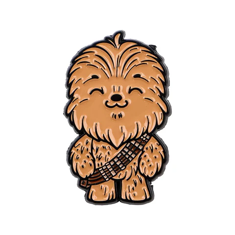 Pin metálico Chewbacca Kawaii Película Star Wars 