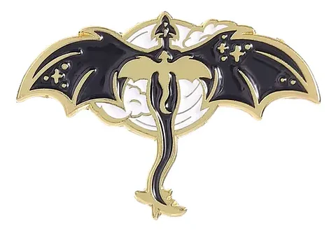 Broche Pin Libros 2 Dragones  Elegante Tienda Glamly