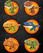 Set 5 Dinosaurios Mordedores Figuras Sorpresa Aleatorios - Miniatura 5