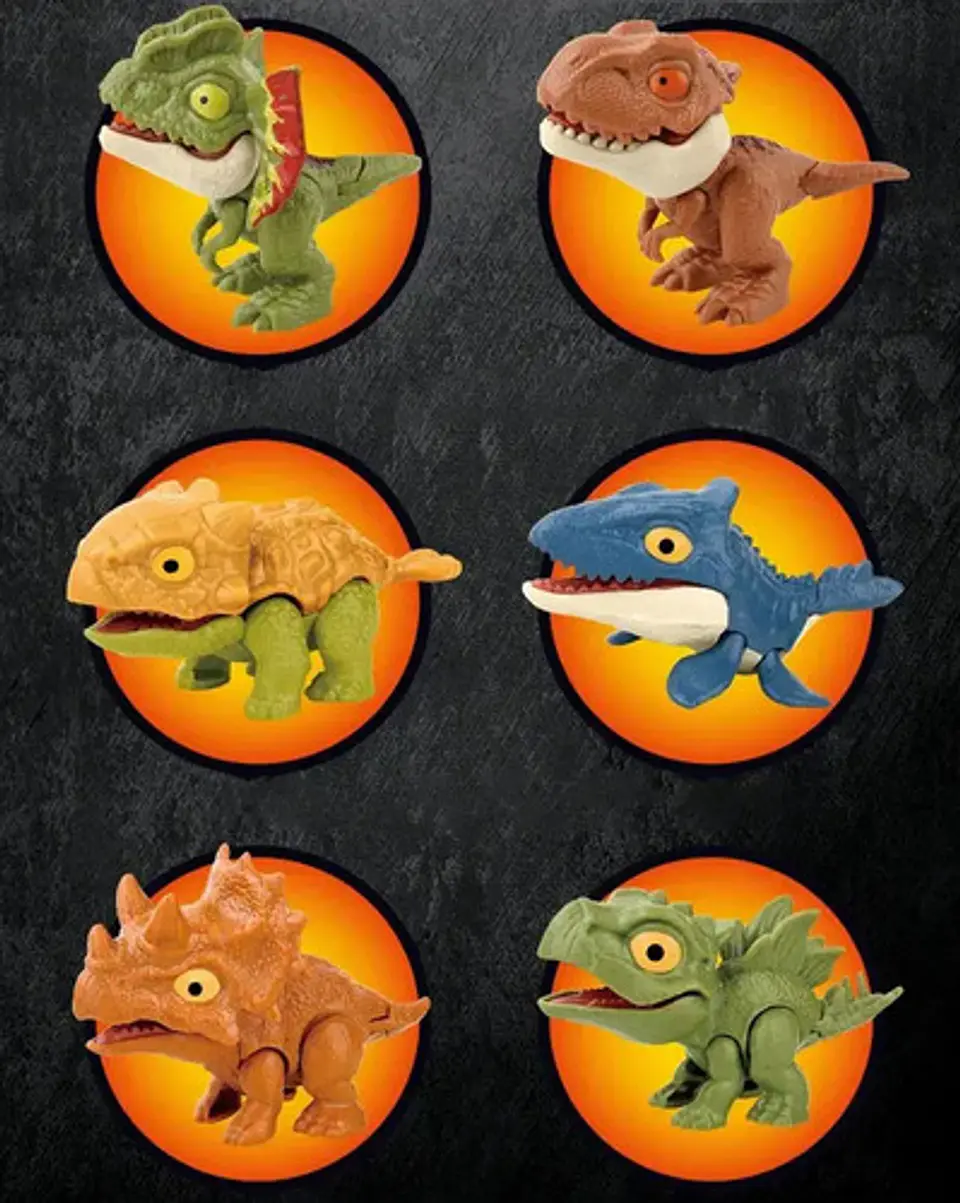 Set 5 Dinosaurios Mordedores Figuras Sorpresa Aleatorios 5