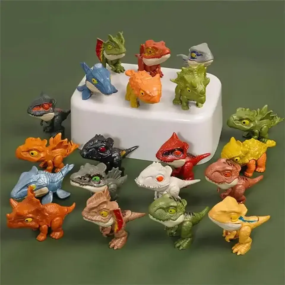 Set 5 Dinosaurios Mordedores Figuras Sorpresa Aleatorios 7