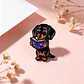 Pin Esmaltado Perro Salchicha Dachshun Libro - Miniatura 3