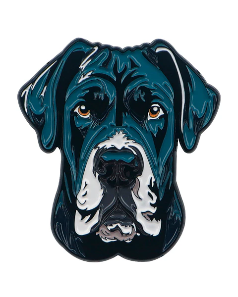 Pin Broche Esmaltado Perro Gran Danés