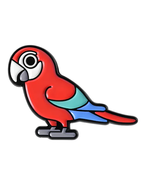 Pin Esmaltado Loro Guacamayo
