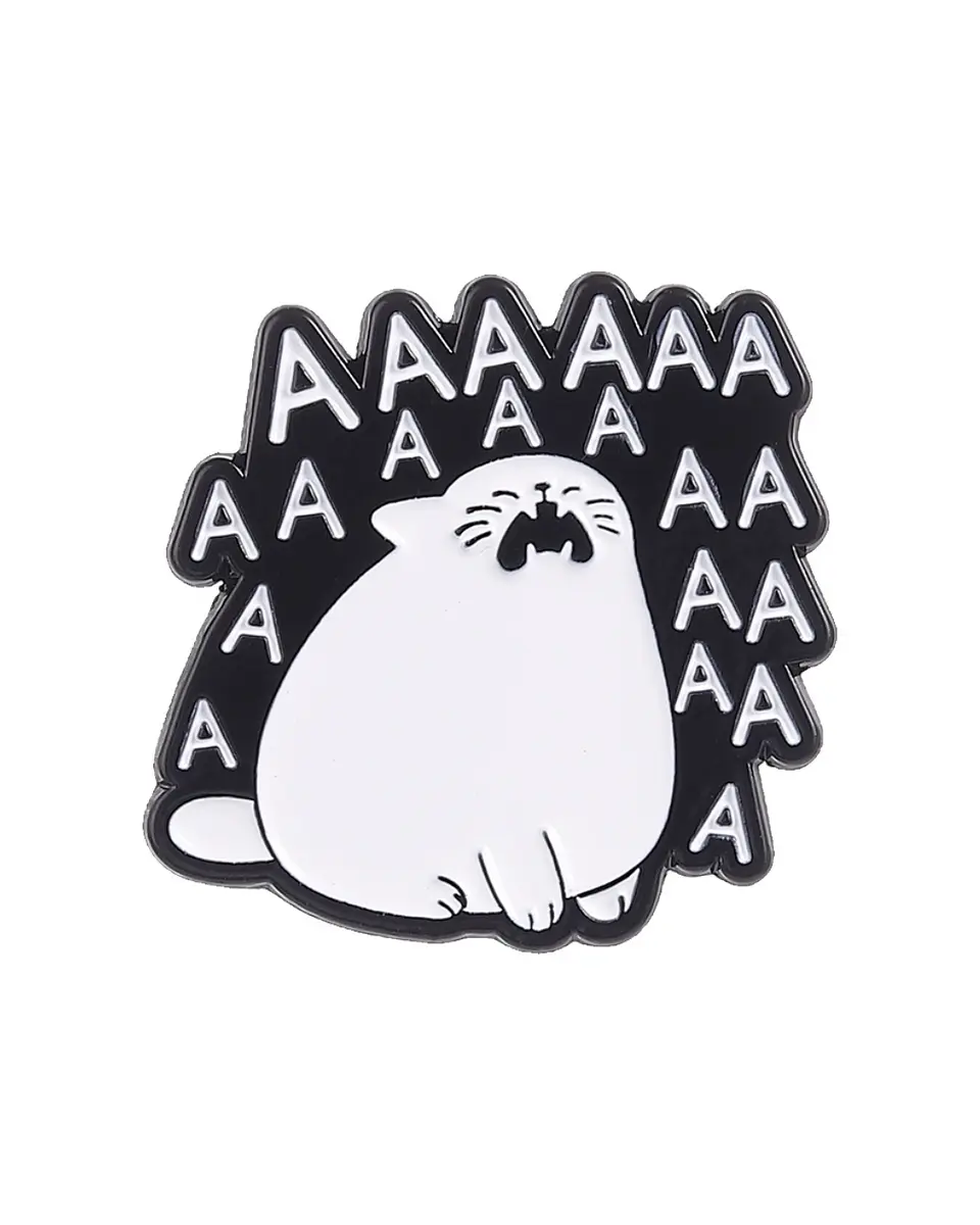 Pin Esmaltado Gatito gritando  1