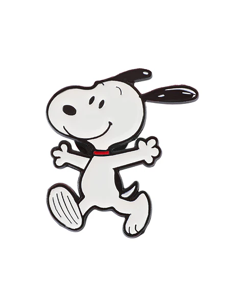 Pin Esmaltado Snoopy Corriendo Saltando Feliz