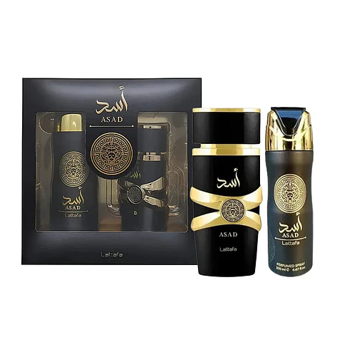 Lattafa Asad Edp 100Ml SET + PERFUMED SPRAY 200ML