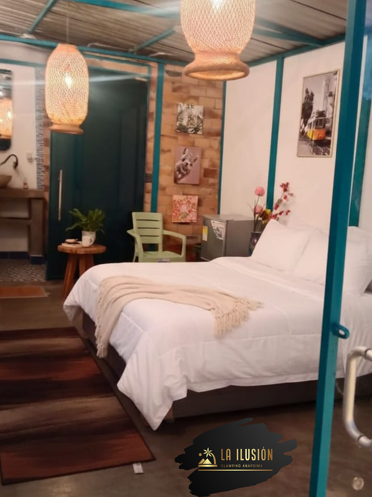 Reserva Pareja Cabaña Glamping Anapoima La Ilusión | Jacuzzi Privado y Wifi 4