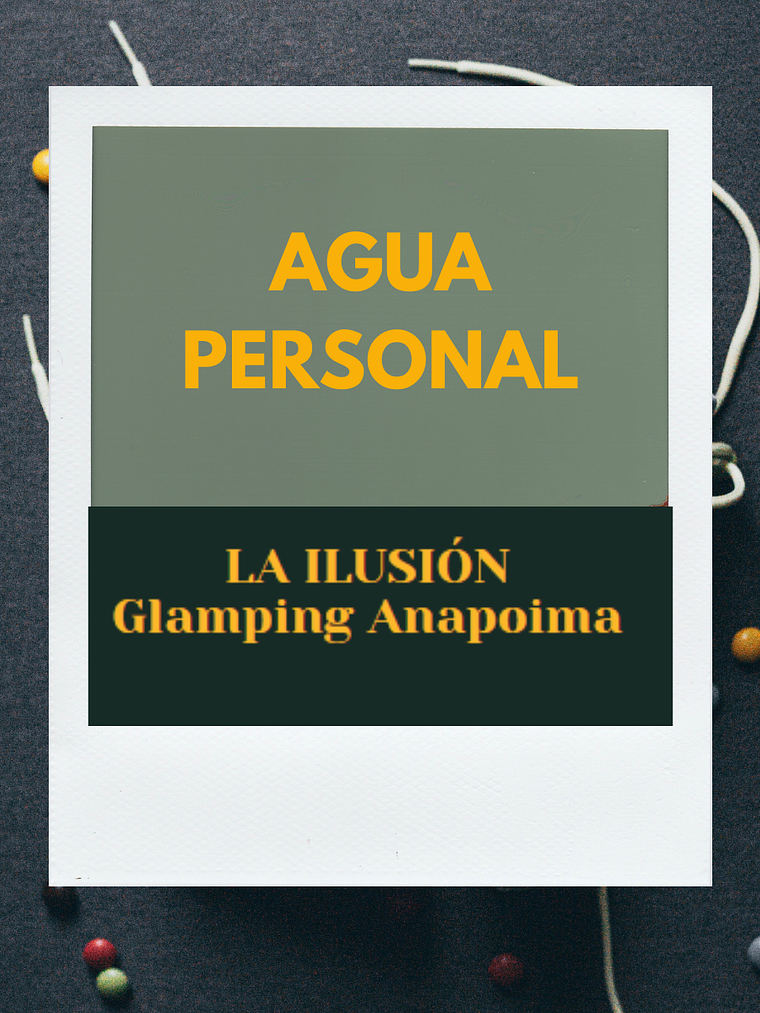 Agua Botella Personal 1