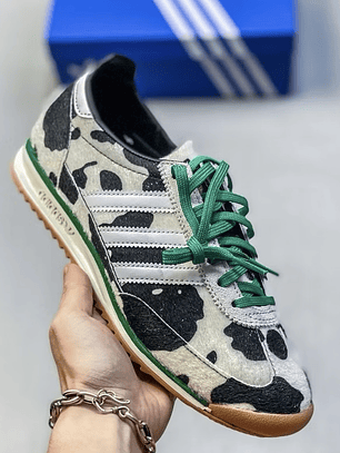 Zapatillas SL 72 print cow verde 