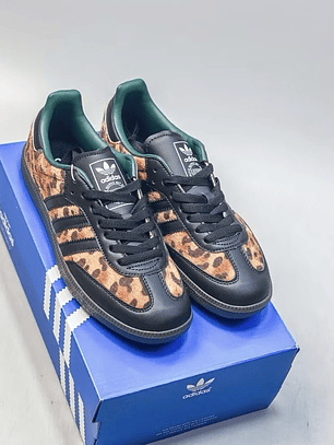 Zapatillas Sam ba negras print 