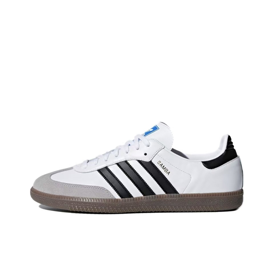 Zapatillas Sam blancas líneas negras