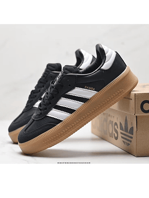 Zapatillas SAM BA XLG negra Plataforma Cafe 