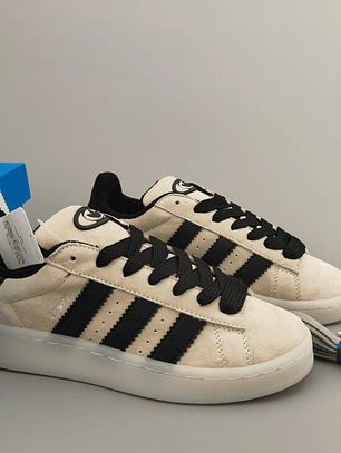 Zapatillas CAM PUS beige negro suela clara 