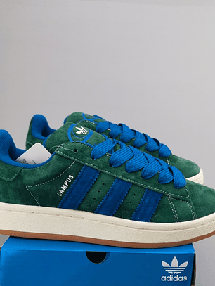 Zapatillas CAM PUS verde azul 