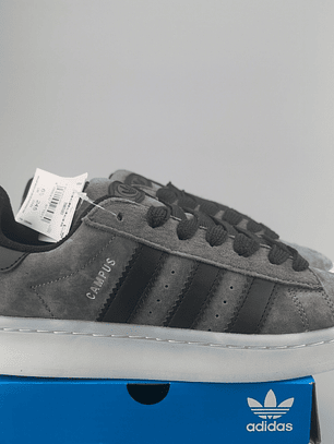 Zapatillas CAM PUS gris líneas negras 