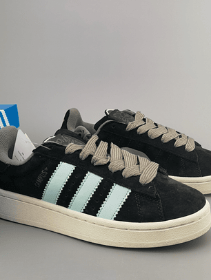 Zapatillas CAM PUS negras celeste 