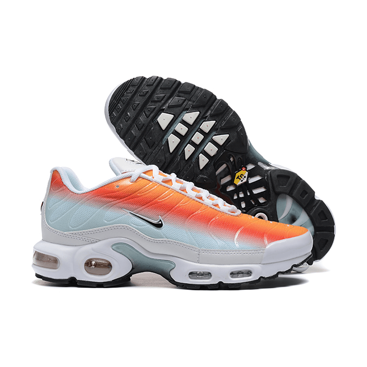 Zapatillas Airmaxplus TN Blancas degrade Anaranjado 1